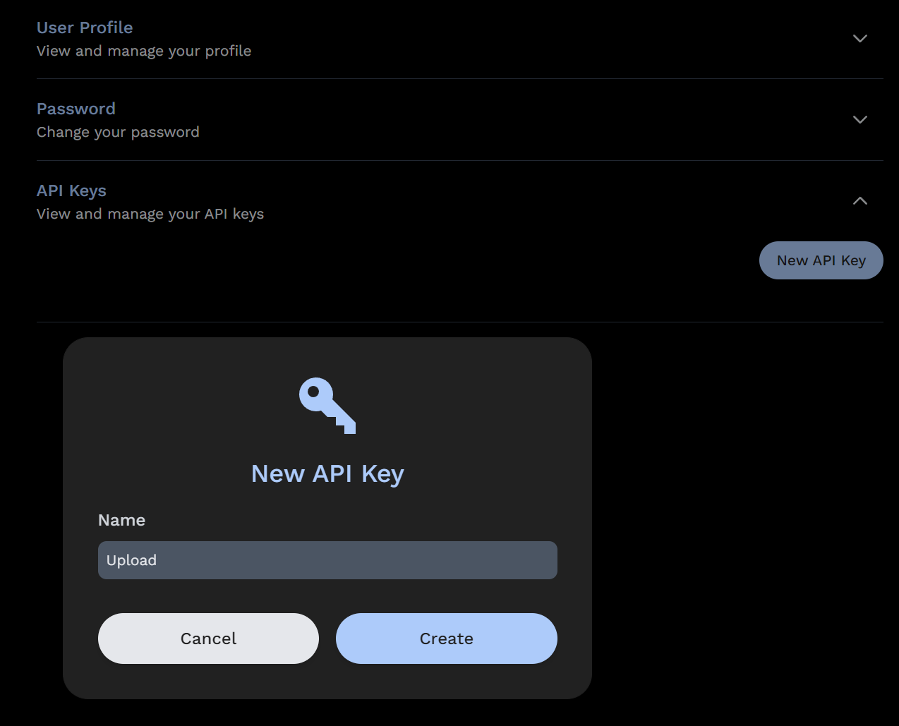 Obtain Api Key